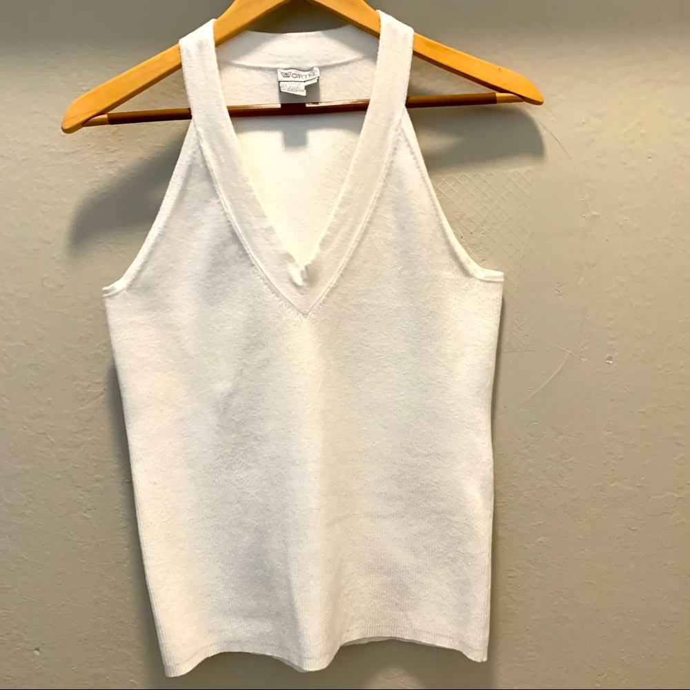 Worth size medium white/cream tank